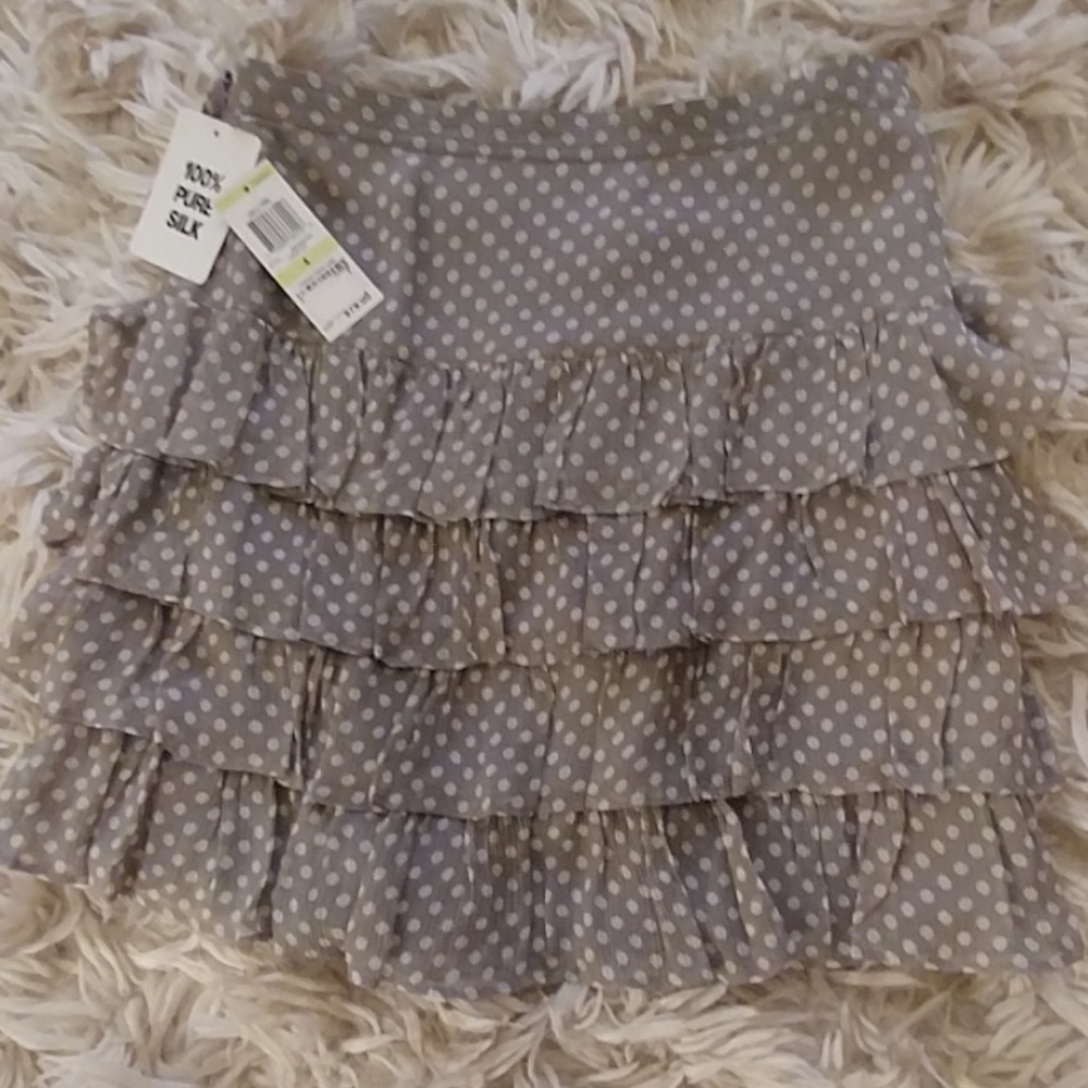 Fringe skirt - silk
